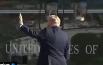 Donald Trump gera repercussão após acenar para espaço vazio ao embarcar em helicóptero - Imagem 1