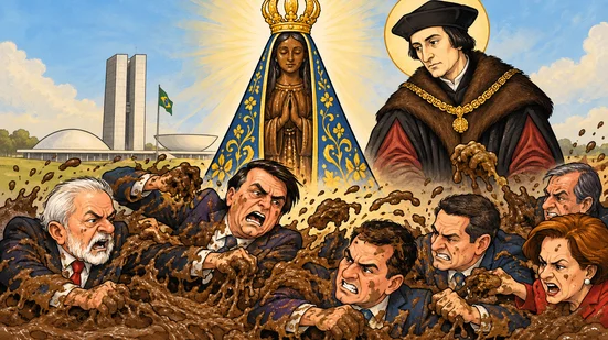 Fiéis celebram o Dia de Nossa Senhora Aparecida com alvorada, missas e procissão no bairro do Imbuí