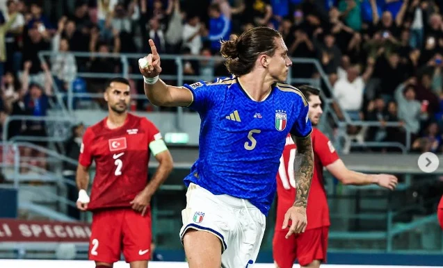 Itália vence Turquia por 3 a 1 e assume a vice-liderança na Liga das Nações
